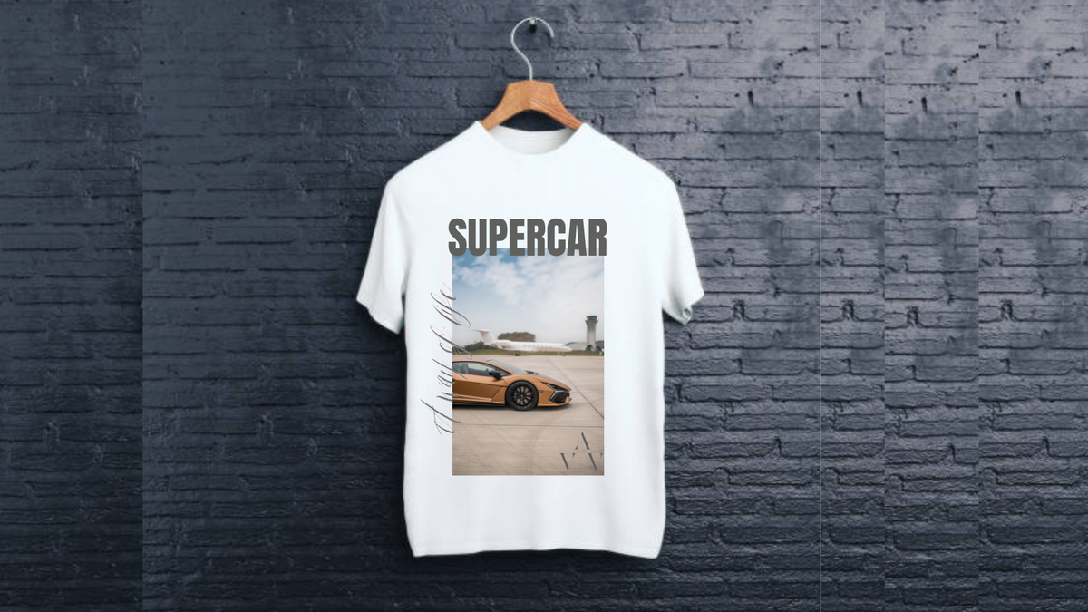 Adult Unisex Supercar T-Shirt - Lamborghini Revuelto