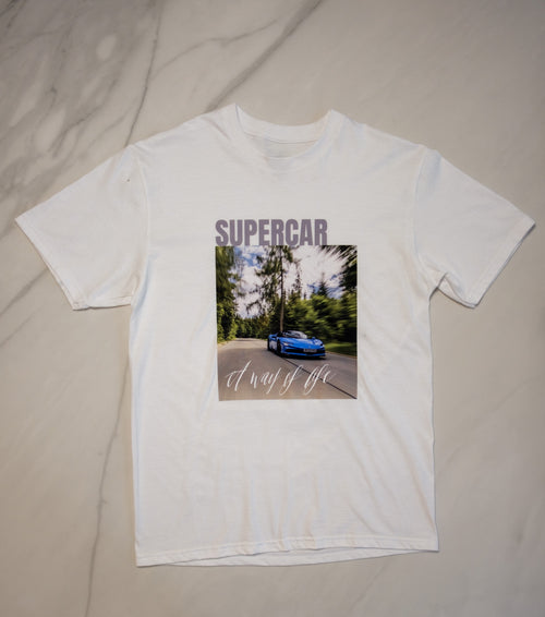 Adult Unisex Supercar T-Shirt - Ferrari SF90 Spider