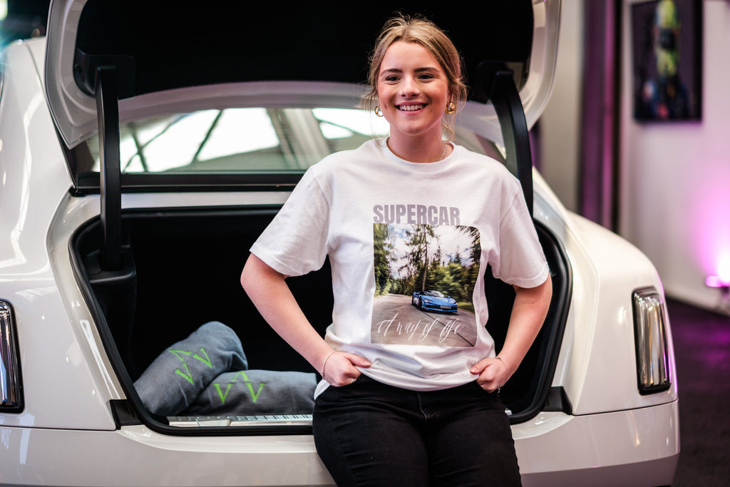 Adult Unisex Supercar T-Shirt - Ferrari SF90 Spider