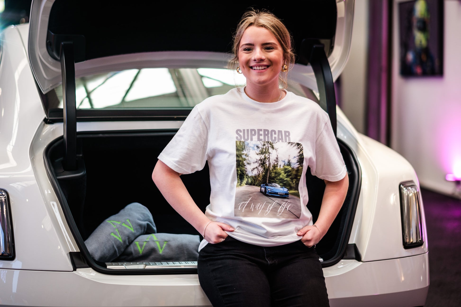 Adult Unisex Supercar T-Shirt - Ferrari SF90 Spider